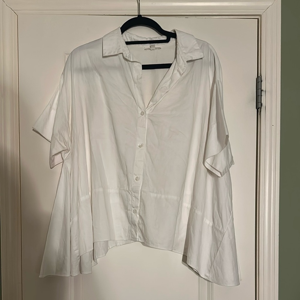 Vetta Capsule white boxy top, size M